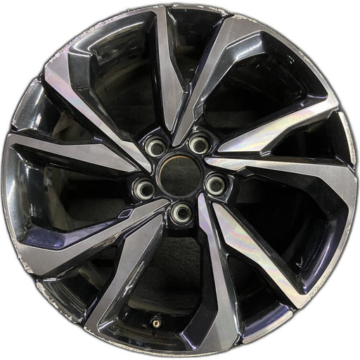 18" CIVIC 17-18 18x8 alloy w/o outer red accent; Hatchback 10 spoke Original - Front View
