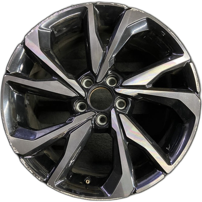 18" CIVIC 17-18 18x8 alloy w/o outer red accent; Hatchback 10 spoke Original - Front View
