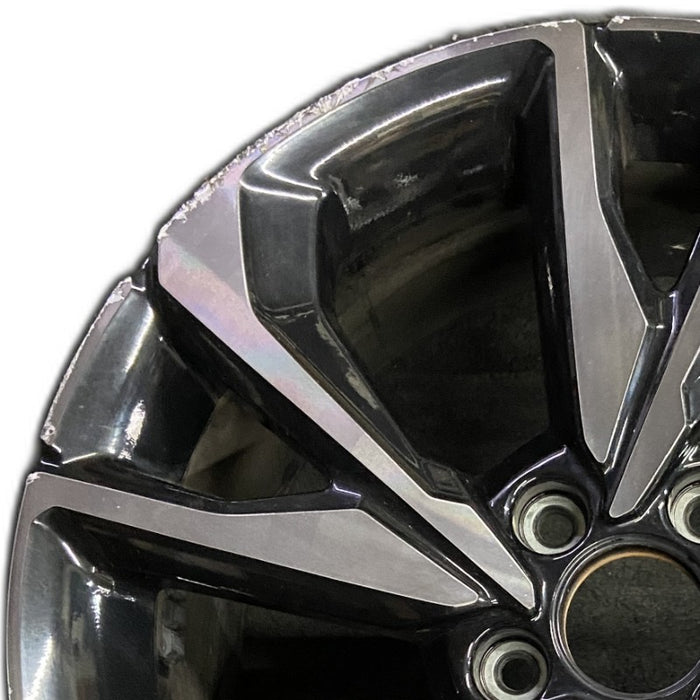 18" CIVIC 17-18 18x8 alloy w/o outer red accent; Hatchback 10 spoke Original - Angle View