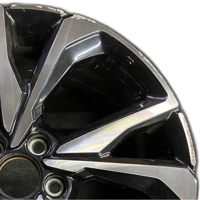 18" CIVIC 17-18 18x8 alloy w/o outer red accent; Hatchback 10 spoke Original - Side Profile