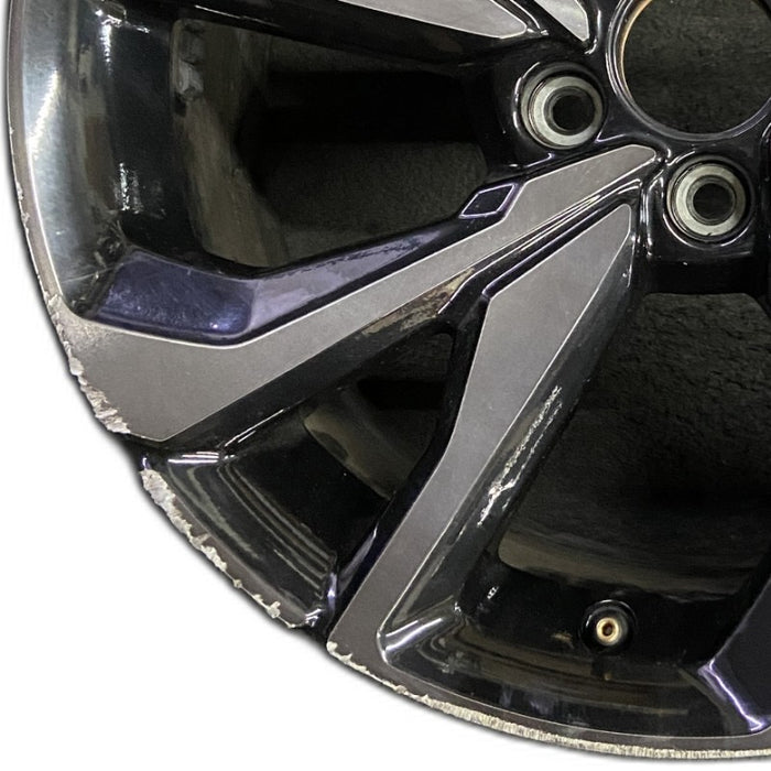 18" CIVIC 17-18 18x8 alloy w/o outer red accent; Hatchback 10 spoke Original - Back View