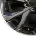 18" CIVIC 17-18 18x8 alloy w/o outer red accent; Hatchback 10 spoke Original - Back View