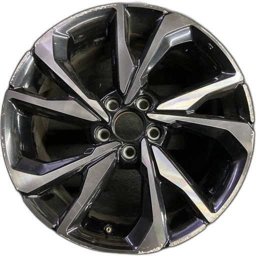 18" CIVIC 17-18 18x8 alloy w/o outer red accent; Hatchback 10 spoke Original - Front View