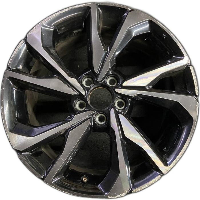 18" CIVIC 17-18 18x8 alloy w/o outer red accent; Hatchback 10 spoke Original - Front View