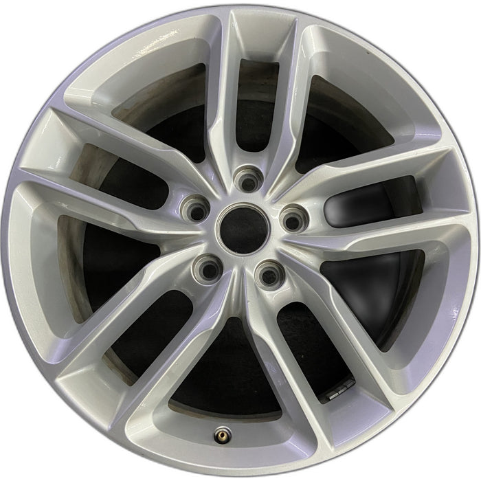 20" DURANGO 21 20x8, , double spoke, silver Original OEM Wheel Rim - Front View