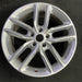 20" DURANGO 21 20x8, , double spoke, silver Original OEM Wheel Rim - Angle View