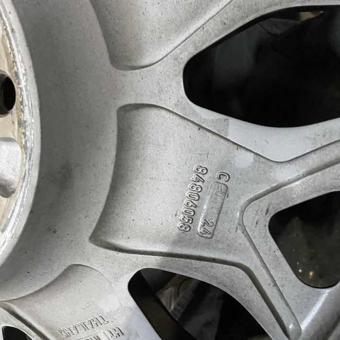 22" HUMMER EV 23-24 22x9.5 Original OEM Wheel Rim - Back View
