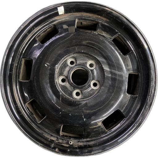 17" BEETLE 12 17x7 alloy black opt CZ8 Original OEM Wheel Rim - Front View