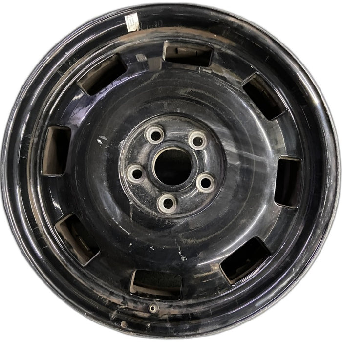 17" BEETLE 12 17x7 alloy black opt CZ8 Original OEM Wheel Rim - Front View