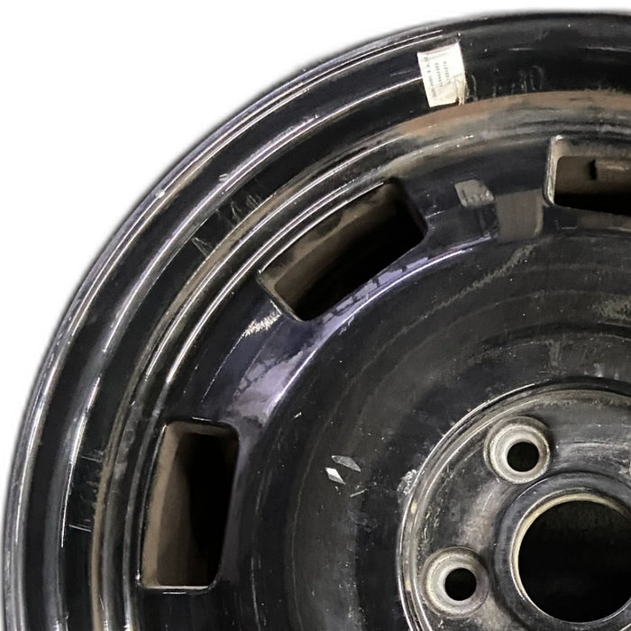 17" BEETLE 12 17x7 alloy black opt CZ8 Original OEM Wheel Rim - Angle View