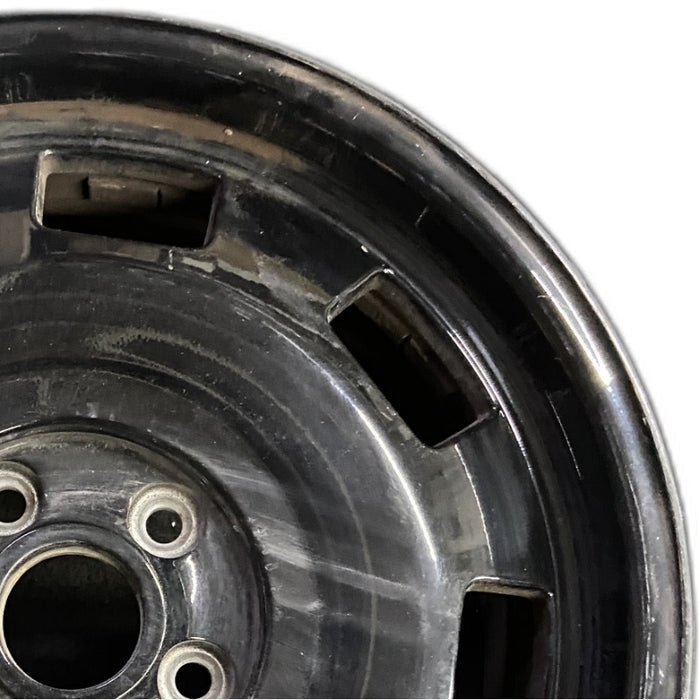 17" BEETLE 12 17x7 alloy black opt CZ8 Original OEM Wheel Rim - Side Profile