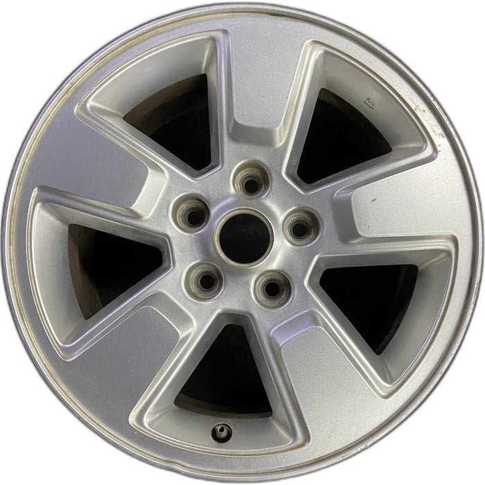 16" COMPASS 13-16 16x6.5, aluminum Original OEM Wheel Rim - Front View