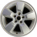 16" COMPASS 13-16 16x6.5, aluminum Original OEM Wheel Rim - Front View