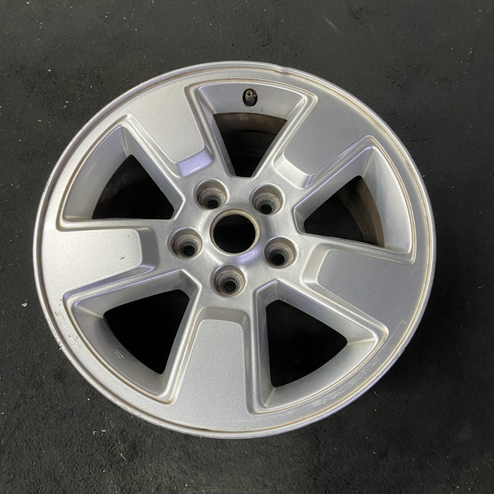 16" COMPASS 13-16 16x6.5, aluminum Original OEM Wheel Rim - Close-Up Detail