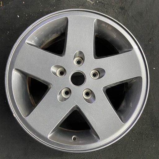 17" WRANGLER 07-08 17x7.5 silver Original OEM Wheel Rim - Front View