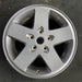17" WRANGLER 07-08 17x7.5 silver Original OEM Wheel Rim - Front View