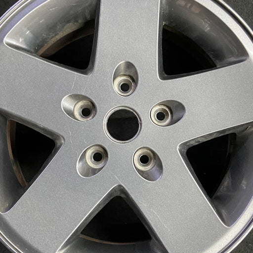 17" WRANGLER 07-08 17x7.5 silver Original OEM Wheel Rim - Angle View