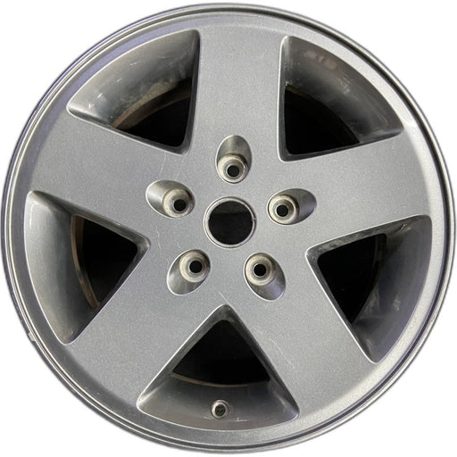 17" WRANGLER 07-08 17x7.5 silver Original OEM Wheel Rim - Front View