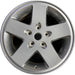 17" WRANGLER 07-08 17x7.5 silver Original OEM Wheel Rim - Front View