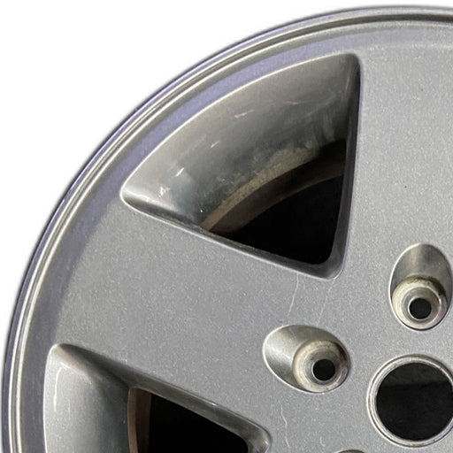 17" WRANGLER 07-08 17x7.5 silver Original OEM Wheel Rim - Angle View