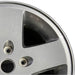 17" WRANGLER 07-08 17x7.5 silver Original OEM Wheel Rim - Side Profile