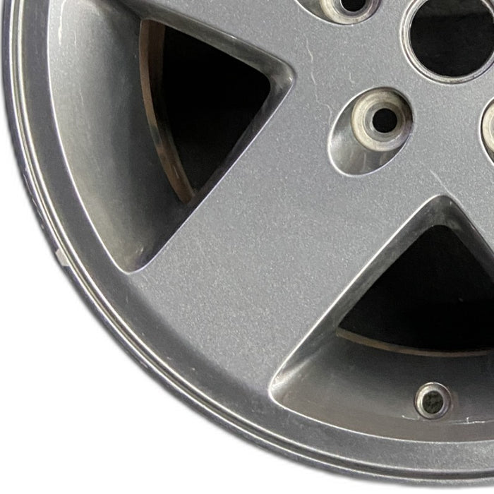17" WRANGLER 07-08 17x7.5 silver Original OEM Wheel Rim - Back View