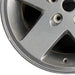 17" WRANGLER 07-08 17x7.5 silver Original OEM Wheel Rim - Back View