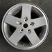 17" WRANGLER 07-08 17x7.5, silver Original OEM Wheel Rim - Angle View