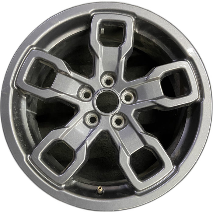 17" BRONCO SPORT 21-24 17x7, alloy, 5 spoke, slotted spoke Original OEM Wheel - Front View