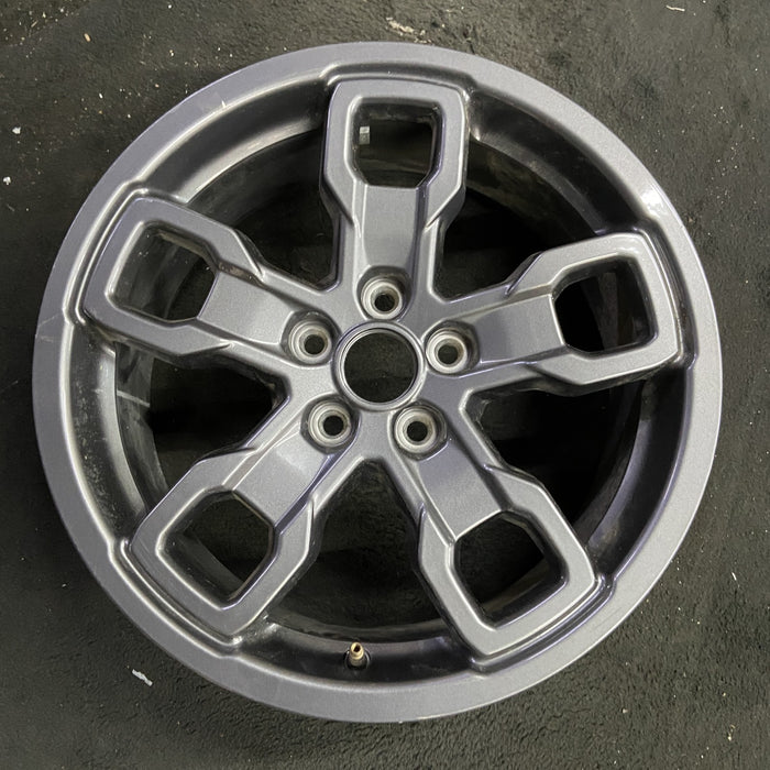 17" BRONCO SPORT 21-24 17x7, alloy, 5 spoke, slotted spoke Original OEM Wheel - Angle View
