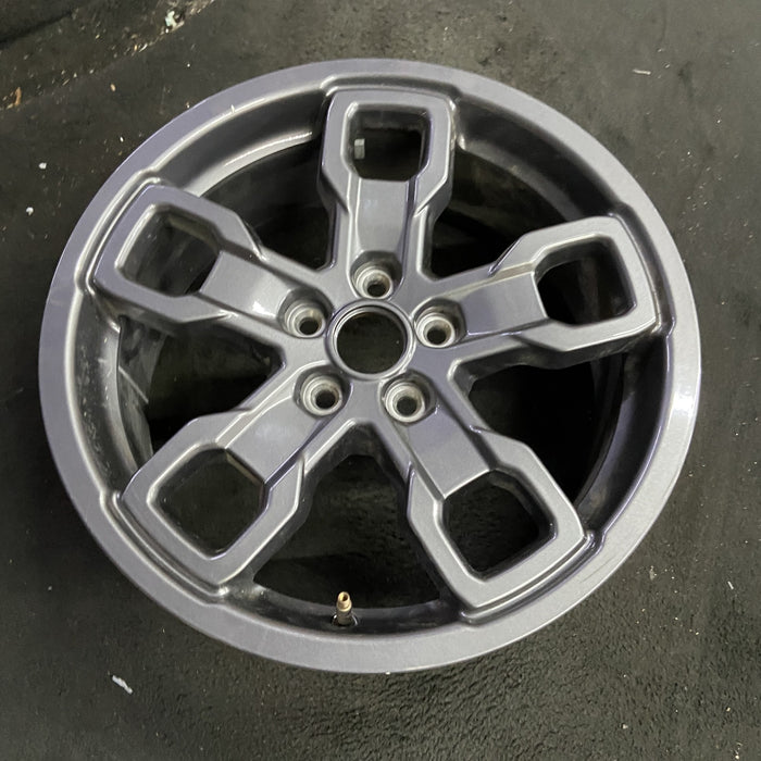 17" BRONCO SPORT 21-24 17x7, alloy, 5 spoke, slotted spoke Original OEM Wheel - Side Profile