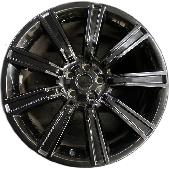 21" RANGE ROVER 17 , 21x9.5, 9 spoke Original OEM Wheel Rim - Front View