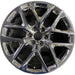 22" SIERRA 1500 PICKUP 22 22x9, 6 Y spoke, closed spoke, chrome, opt SSW - Front View