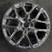 22" SIERRA 1500 PICKUP 22 22x9, 6 Y spoke, closed spoke, chrome, opt SSW - Angle View