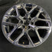 22" SIERRA 1500 PICKUP 22 22x9, 6 Y spoke, closed spoke, chrome, opt SSW - Side Profile