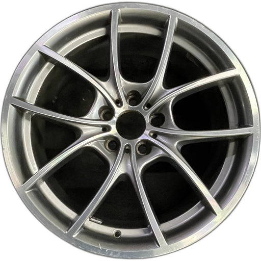 20" BMW 528i 11-16 20x9 , 5 spoke, V spoke design, w/o dimple between lugs; - Front View