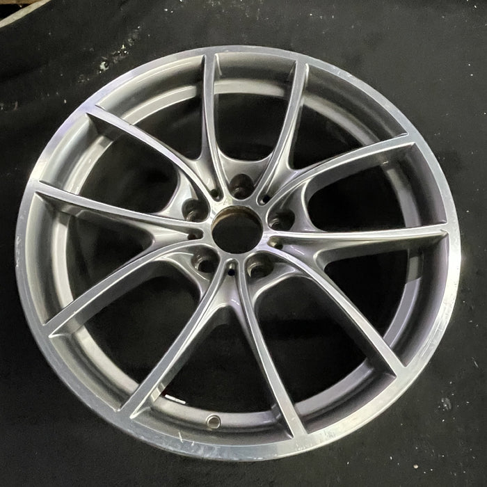 20" BMW 528i 11-16 20x9 , 5 spoke, V spoke design, w/o dimple between lugs; - Side Profile