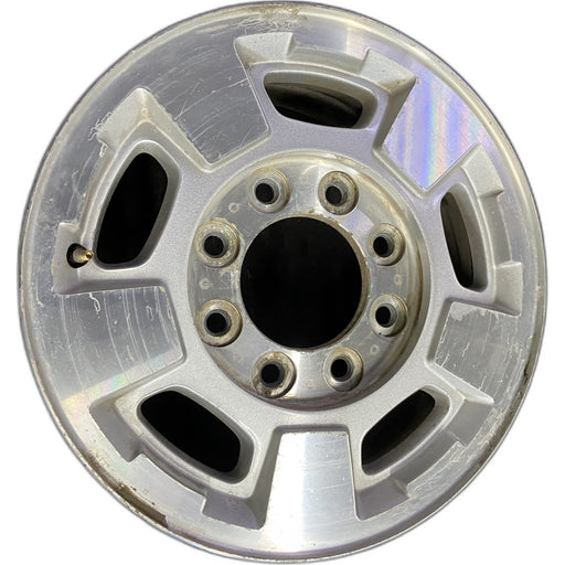 17" SIERRA 2500 PICKUP 11-13 17x7.5, aluminum Original OEM Wheel Rim - Front View