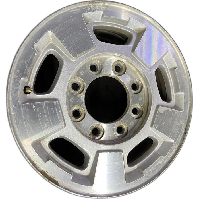 17" SIERRA 2500 PICKUP 11-13 17x7.5, aluminum Original OEM Wheel Rim - Front View