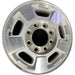17" SIERRA 2500 PICKUP 11-13 17x7.5, aluminum Original OEM Wheel Rim - Front View