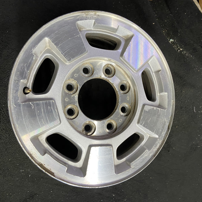 17" SIERRA 2500 PICKUP 11-13 17x7.5, aluminum Original OEM Wheel Rim - Angle View