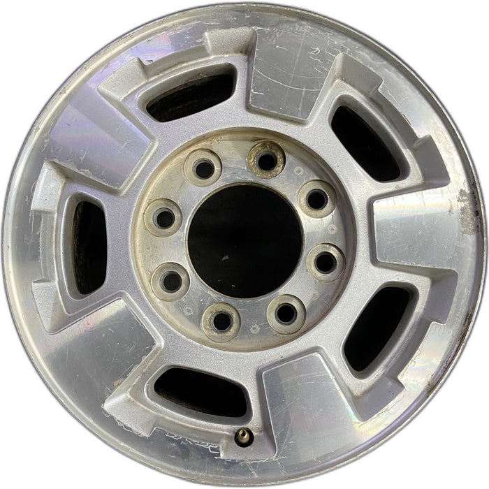 17" SIERRA 2500 PICKUP 11-13 17x7.5, aluminum Original OEM Wheel Rim - Front View