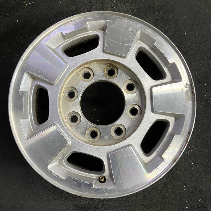 17" SIERRA 2500 PICKUP 11-13 17x7.5, aluminum Original OEM Wheel Rim - Angle View