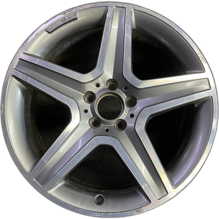 19" MERCEDES GLA-CLASS 15-17 156 Type, GLA250, 19x8, 5 spoke, machined face - Front View
