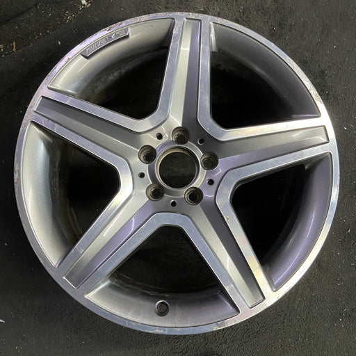 19" MERCEDES GLA-CLASS 15-17 156 Type, GLA250, 19x8, 5 spoke, machined face - Angle View