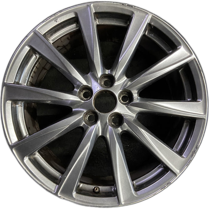19" LEXUS IS-F 08-09 19x8 , , L., w/o polished Original OEM Wheel Rim - Front View