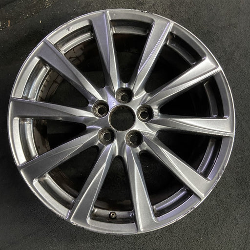 19" LEXUS IS-F 08-09 19x8 frt alloy 10 spoke L. w/o polished Original OEM Wheel - Front View