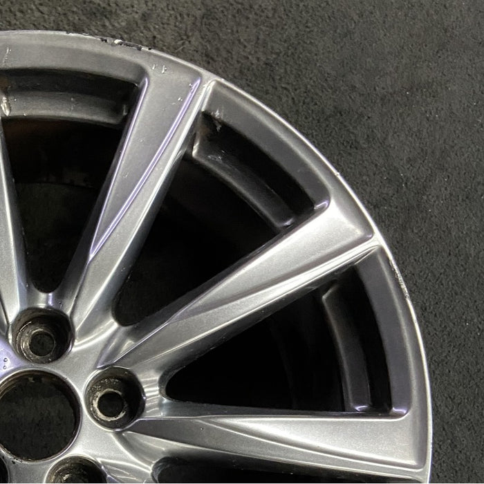 19" LEXUS IS-F 08-09 19x8 frt alloy 10 spoke L. w/o polished Original OEM Wheel - Close-Up Detail