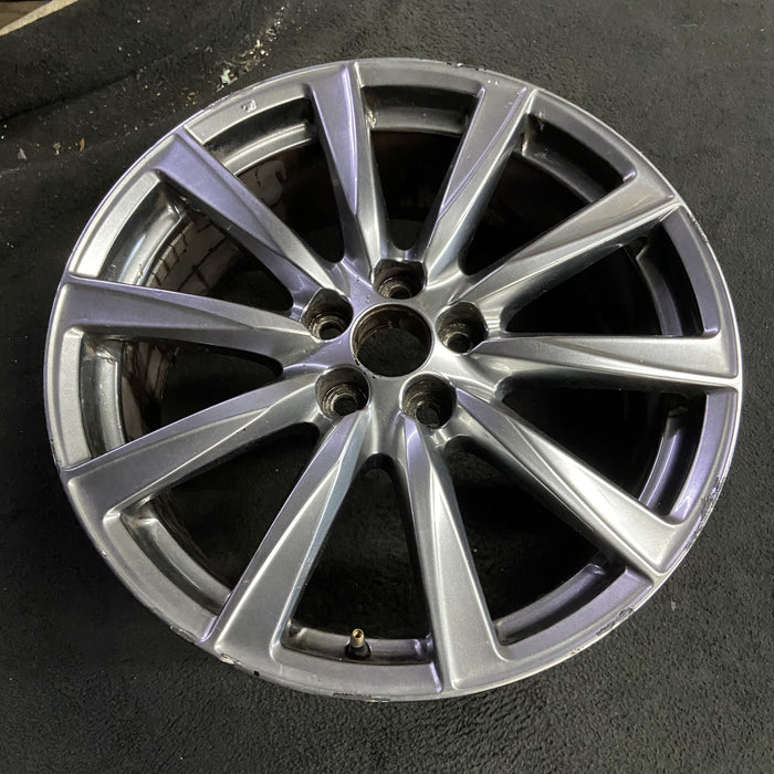 19" LEXUS IS-F 08-09 19x8 , , L., w/o polished Original OEM Wheel Rim - Side Profile