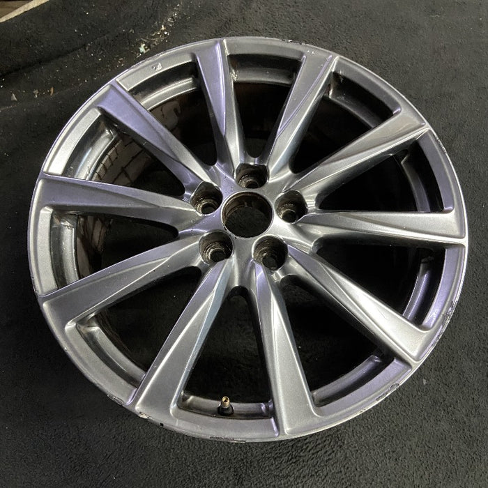 19" LEXUS IS-F 08-09 19x8 frt alloy 10 spoke L. w/o polished Original OEM Wheel - View 7
